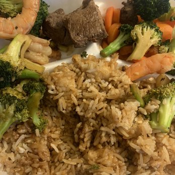 Yakiko Hibachi Grill - "Fried rice" lumpy, gluey, straight soy sauce they call Hibachi sauce - Teppanyaki Near Me - Charlotte, North Carolina Yakiko Hibachi Grill - "Fried rice" lumpy, gluey, straight soy sauce they call Hibachi sauce - Teppanyaki Near Me - Charlotte, North Carolina