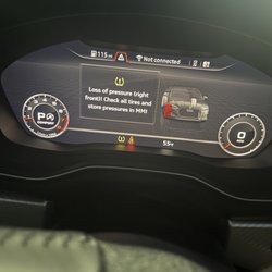 Pep Boys - Loss of pressure indicator in vehicle