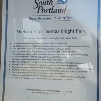 Thomas Knight Park - Welcome to Thomas Knight Park! - Parks Near Me - South Portland, Maine Thomas Knight Park - Welcome to Thomas Knight Park! - Parks Near Me - South Portland, Maine