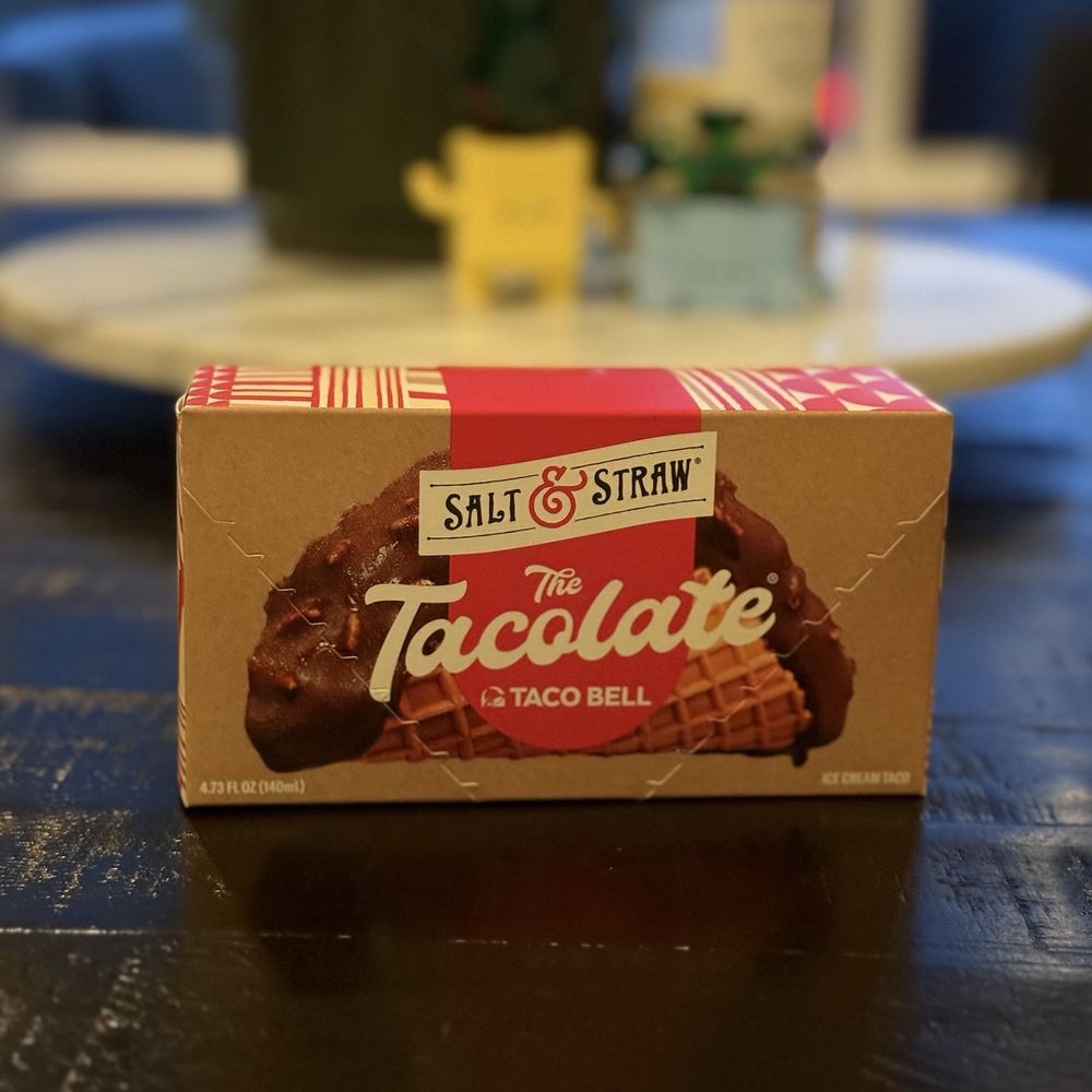 Salt & Straw - The Tacolate (branding & packaging on point!) - Ice Cream & Frozen Yogurt Near Me - Beaverton, Oregon Salt & Straw - The Tacolate (branding & packaging on point!) - Ice Cream & Frozen Yogurt Near Me - Beaverton, Oregon