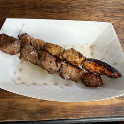 1 Chicken Kabob/1 Dragobob (at NativityFest Portage, IN)