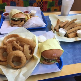 Avocado Burger - Western Bacon Cheeseburger & Bacon Avocado Cheeseburger with fries, onion rings & fried zucchini - Breakfast & Brunch Near Me - Ontario, California Avocado Burger - Western Bacon Cheeseburger & Bacon Avocado Cheeseburger with fries, onion rings & fried zucchini - Breakfast & Brunch Near Me - Ontario, California