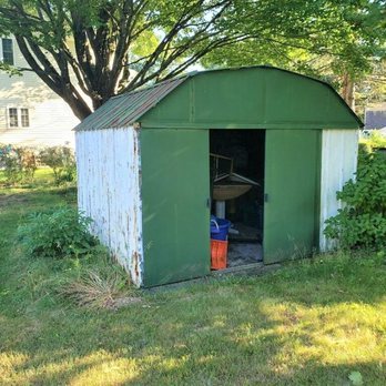 Central Mass Cleanouts - Shed demo and removal before - Junk Removal & Hauling Near Me