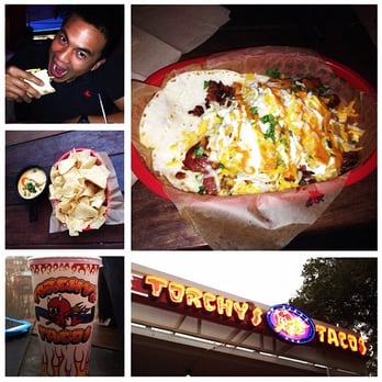 Torchy's Tacos - Here I am as I bite into The Republican - Tex-Mex Near Me - Houston, Texas Torchy's Tacos - Here I am as I bite into The Republican - Tex-Mex Near Me - Houston, Texas