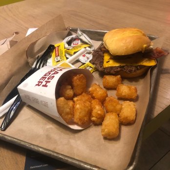 Smashburger - Bacon smashburger and tots. Total &12.05... - Burgers Near Me - Ridgefield, Washington