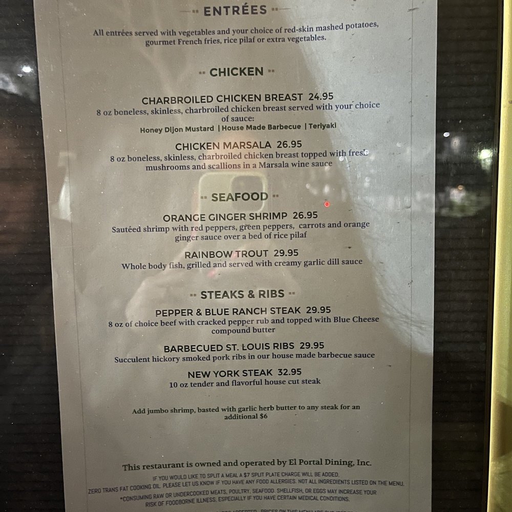 The River Restaurant & Lounge - Menu - American Near Me - El Portal, California The River Restaurant & Lounge - Menu - American Near Me - El Portal, California
