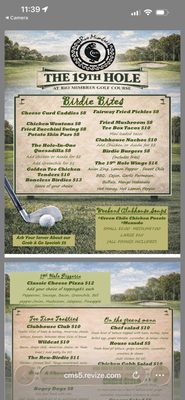 Menu photo 1 The 19th Hole Deming, NM