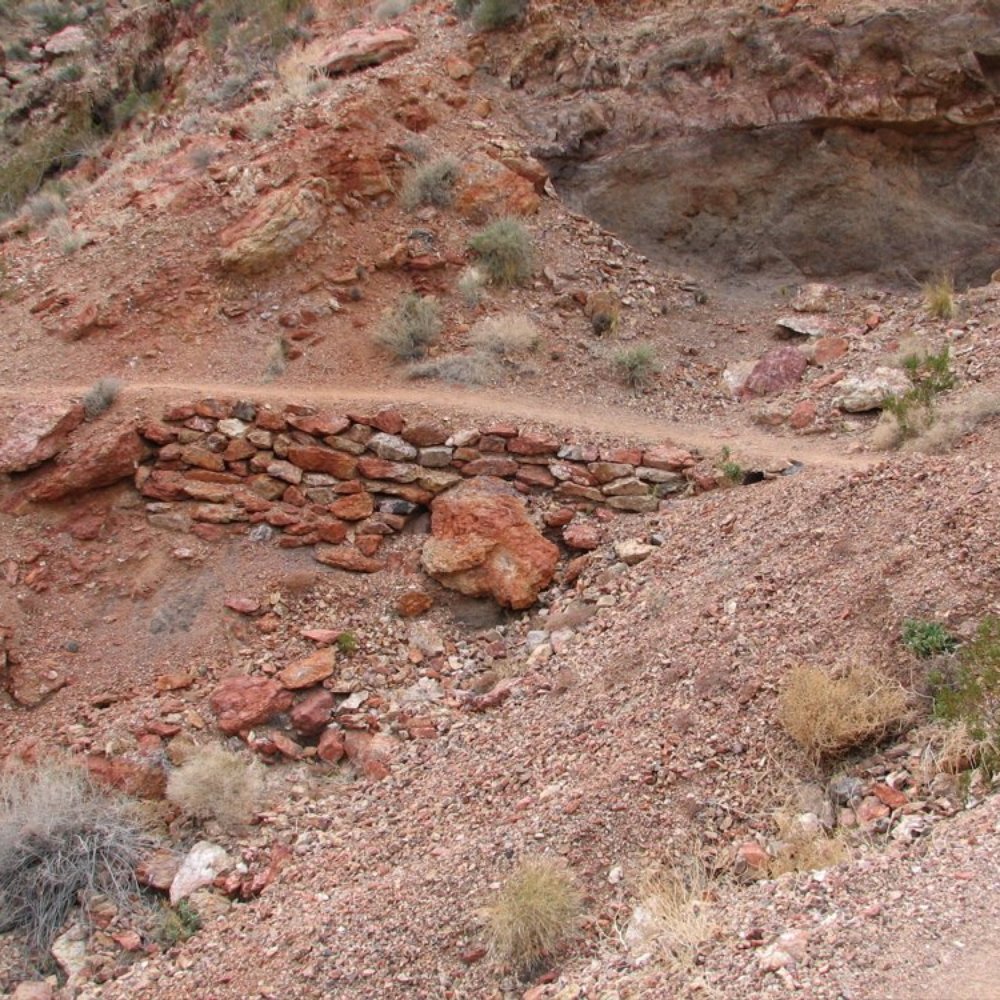 Red and Black Mountain - One of the switchbacks on the way up. The stone work is wonderful! - Hiking Near Me - Boulder City, Nevada Red and Black Mountain - One of the switchbacks on the way up. The stone work is wonderful! - Hiking Near Me - Boulder City, Nevada
