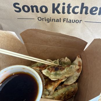 Sono Kitchen & Boba - Sono Sauce has delicious flavor for each potsticker - Asian Fusion Near Me - Flagstaff, Arizona Sono Kitchen & Boba - Sono Sauce has delicious flavor for each potsticker - Asian Fusion Near Me - Flagstaff, Arizona