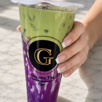 Golden Tea Cafe - Ube Matcha - Desserts Near Me - Peoria, Arizona Golden Tea Cafe - Ube Matcha - Desserts Near Me - Peoria, Arizona
