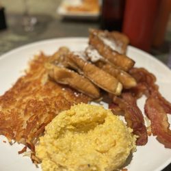 Scrambled Southern Diner - *WAFFLE, PANCAKE or FRENCH TOAST PLATTER delicious!