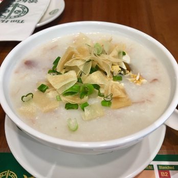 Tim Ho Wan - Congee with pork and preserved egg - Dim Sum Near Me - Honolulu, Hawaii Tim Ho Wan - Congee with pork and preserved egg - Dim Sum Near Me - Honolulu, Hawaii