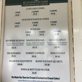 Buttonwood Farm Ice Cream - Ice Cream & Frozen Yogurt Near Me - Griswold, Connecticut