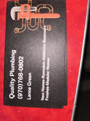 Quality Plumbing Logo