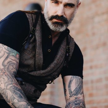 Daniel Sheehan - Waistcoat, Drop Shoulder Henley, and Wrap Leather Suspenders - Men's Clothing Near Me - Los Angeles, California