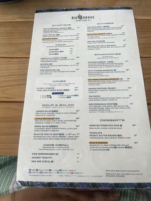 Menu photo 2 Big Grove Prairie Village, KS