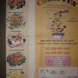 Page 1 of the menu (Cover Page) Page 1 of the menu (Cover Page)