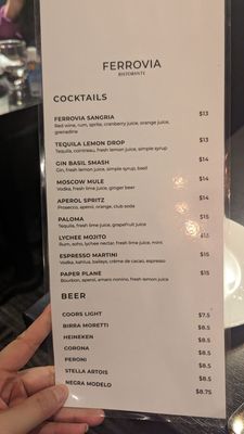 Menu photo 7 Ferrovia Ristorante Thornhill, ON