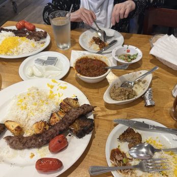 Hatam Restaurant - Hatam Special #2 Borani Shirazi etc - Persian/Iranian Near Me - Anaheim, California