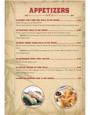 Menu photo 8 Bamboo Cafe Camden, AR