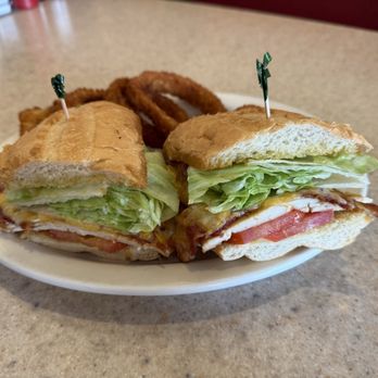 Cobian's Restaurants - Bacon Swiss Chicken Club (with cheddar instead of Swiss) - Mexican Near Me - Cypress, California Cobian's Restaurants - Bacon Swiss Chicken Club (with cheddar instead of Swiss) - Mexican Near Me - Cypress, California