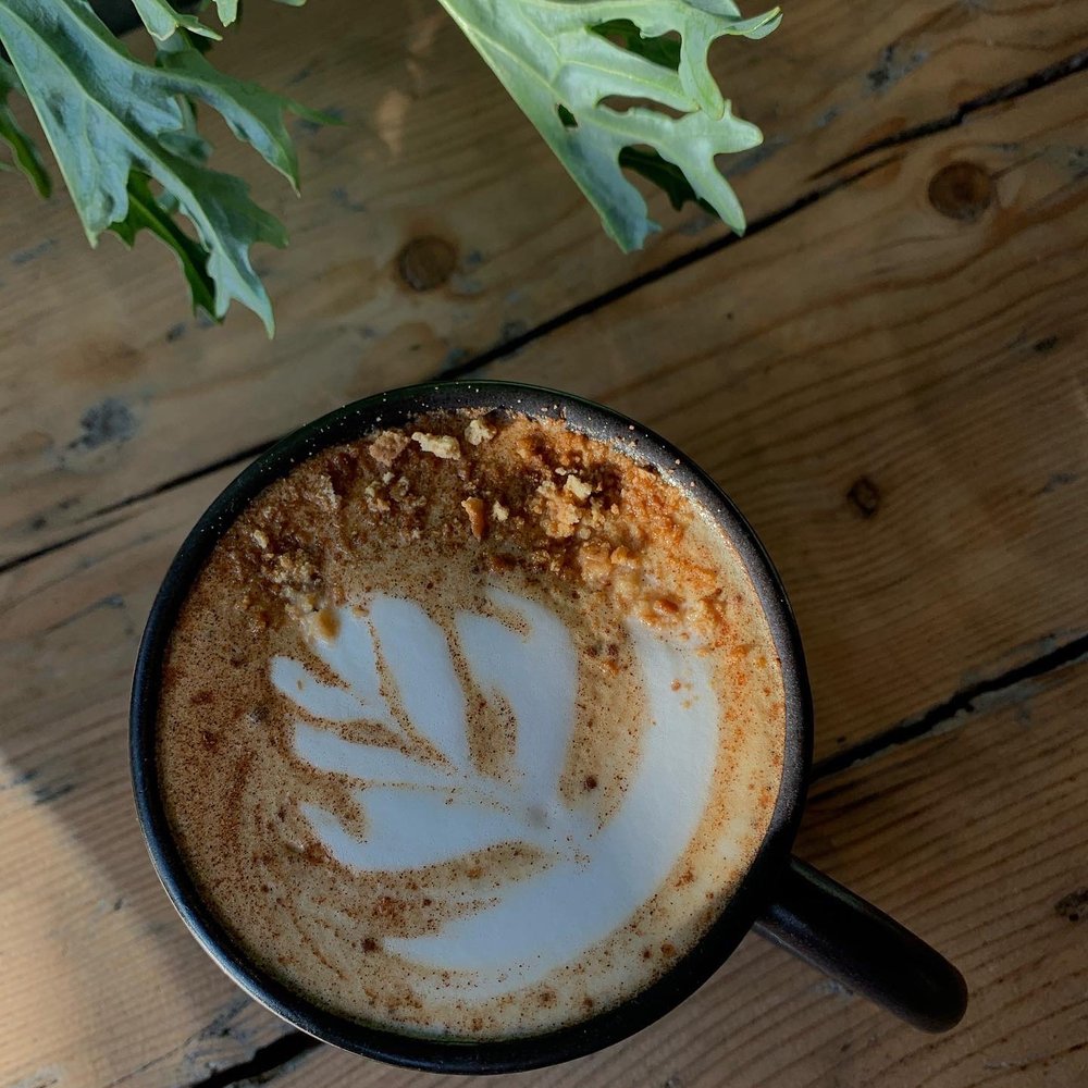 The Workshop at Finley Farms - Gingersnap latte - Coffee & Tea Near Me - Ozark, Missouri