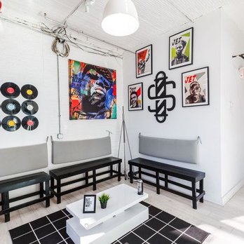 The Standard Grooming Co - Waiting Area - Barbers Near Me - Brooklyn, New York The Standard Grooming Co - Waiting Area - Barbers Near Me - Brooklyn, New York