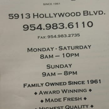 Sub Center - Menu - Sandwiches Near Me - Hollywood, Florida Sub Center - Menu - Sandwiches Near Me - Hollywood, Florida