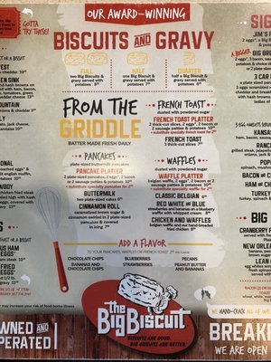 Menu photo 7 The Big Biscuit Saint Joseph, MO