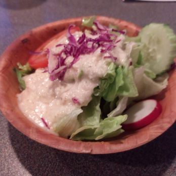 Kame Restaurant - House salad w ginger dressing - Japanese Near Me - Beverly, Massachusetts