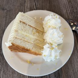 Lemon cake was to die for! Lemon cake was to die for!