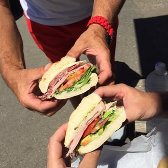 Elk Store - Top: Lorenzo Bottom: build your own with han, bacon, avocado, sprouts and aioli - Cheese Shops Near Me - Elk, California