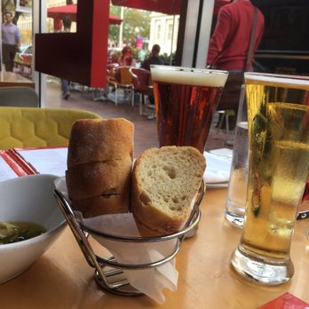 Jaleo - Complementary bread with garlic and rosemary on olive oil for the dip. - Spanish Near Me - Washington, DC, District of Columbia Jaleo - Complementary bread with garlic and rosemary on olive oil for the dip. - Spanish Near Me - Washington, DC, District of Columbia