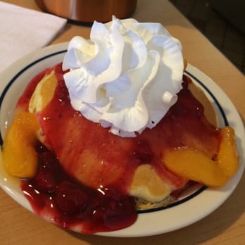 IHOP - Raspberry & Peach Pancakes. - Breakfast & Brunch Near Me - COCOA, Florida IHOP - Raspberry & Peach Pancakes. - Breakfast & Brunch Near Me - COCOA, Florida
