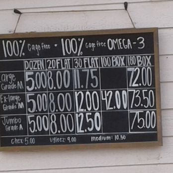 Billy's Egg Farm - Prices - Specialty Food Near Me - Chino, California