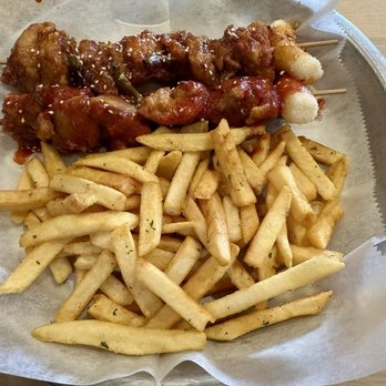 Tiger K CupBob - Chicken Stu with fries - Korean Near Me - Duluth, Georgia