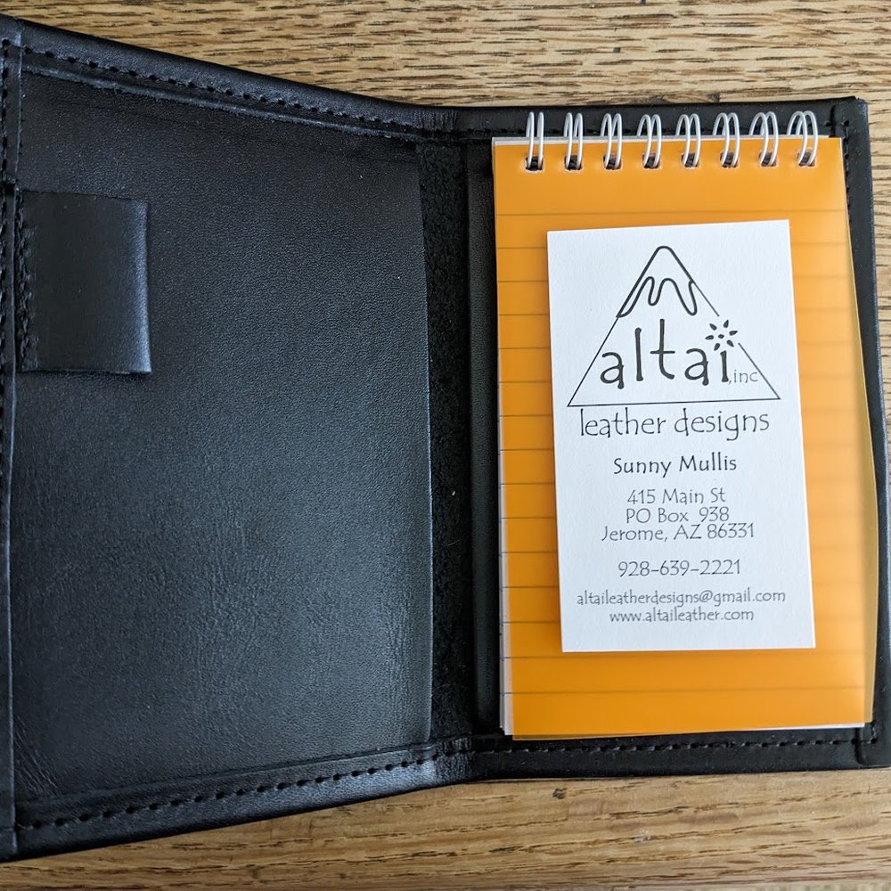 Leather notepad holder Leather notepad holder