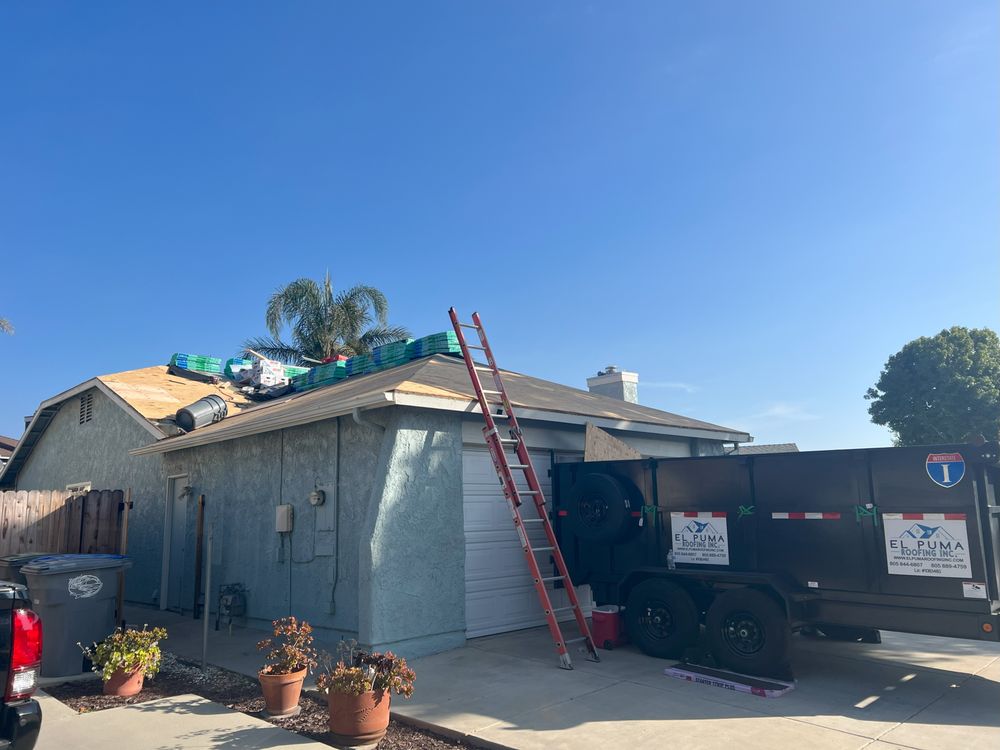 Slide of El Puma Roofing