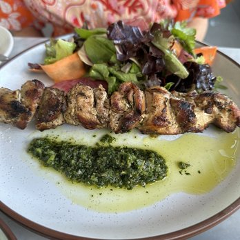 Terra - Spiedo do pollo, good flavor but not amazing- way overpriced for a single skewer if it's not amazing. - Italian Near Me - Santa Clara, California