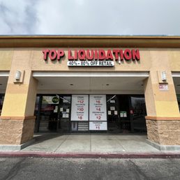Exterior outside entrance of Top Liquidation - Lake Los Angeles, California Exterior outside entrance of Top Liquidation - Lake Los Angeles, California