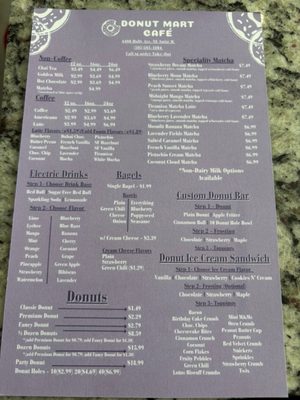 Menu photo 2 Donut Mart Cafe Albuquerque, NM
