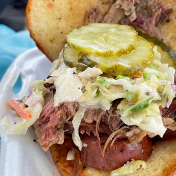 Little Miss BBQ - Pulled Pork Sandwich - El Jefe Style! - Barbeque Near Me - Phoenix, Arizona Little Miss BBQ - Pulled Pork Sandwich - El Jefe Style! - Barbeque Near Me - Phoenix, Arizona