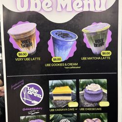 Harajuku Lumpia Fest - Very Brave Ube Coffee menu & snacks