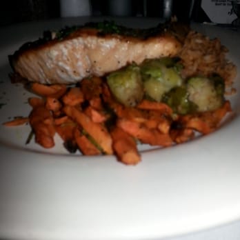 The Jazz Kitchen - Grilled salmon and roasted vegetables are awesome! - American Near Me - Indianapolis, Indiana