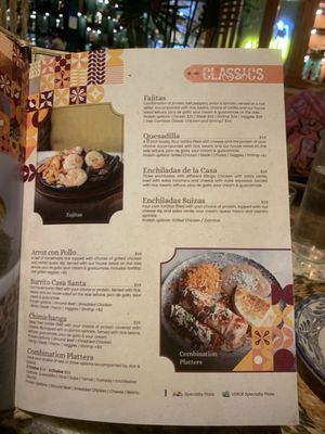 Menu photo 1 Casa Santa Noblesville, IN