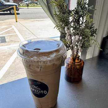 Mas Cafecito coffee - Iced horchata latte with cold foam - Coffee & Tea Near Me - Baldwin Park, California Mas Cafecito coffee - Iced horchata latte with cold foam - Coffee & Tea Near Me - Baldwin Park, California