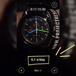 Overhauled/regulated Moonwatch gaining 0.1 sec/day on wrist after Jacob and Tom finished with it