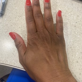 Palace Nail Spa - Love my nail color! Haven't had red in years!!! - Nail Salons Near Me - Frisco, Texas