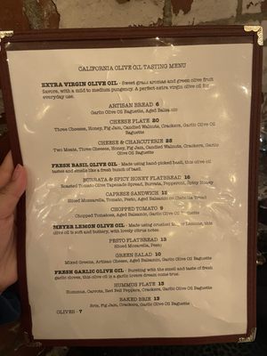 Menu photo 2 We Olive Wine Bar & Marketplace Pasadena, CA Menu photo 2 We Olive Wine Bar & Marketplace Pasadena, CA