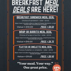 Lighthouse Café & Beacon Coffee - Breakfast Meal Deals
